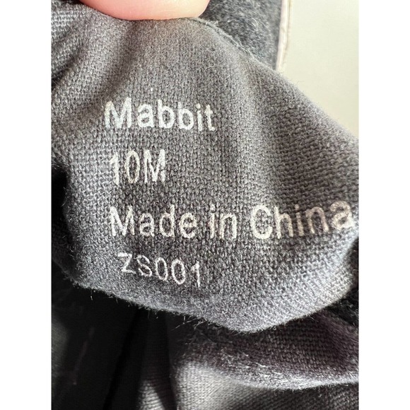 Blowfish Shoes Womens Size 10 M Mabbit Flannel High Top Side Zip Gray - Picture 10 of 10